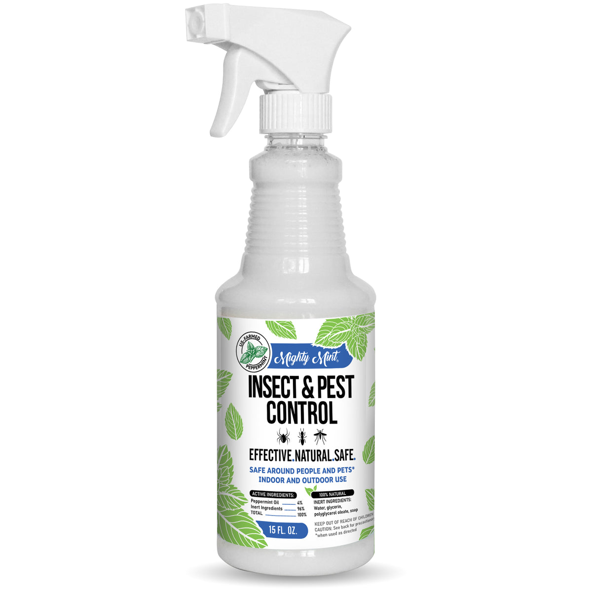 Mighty Mint Insect &amp; Pest Control - 15oz Natural Peppermint Oil Spray for Spiders, Ants, and More - STANDALONE UNIT