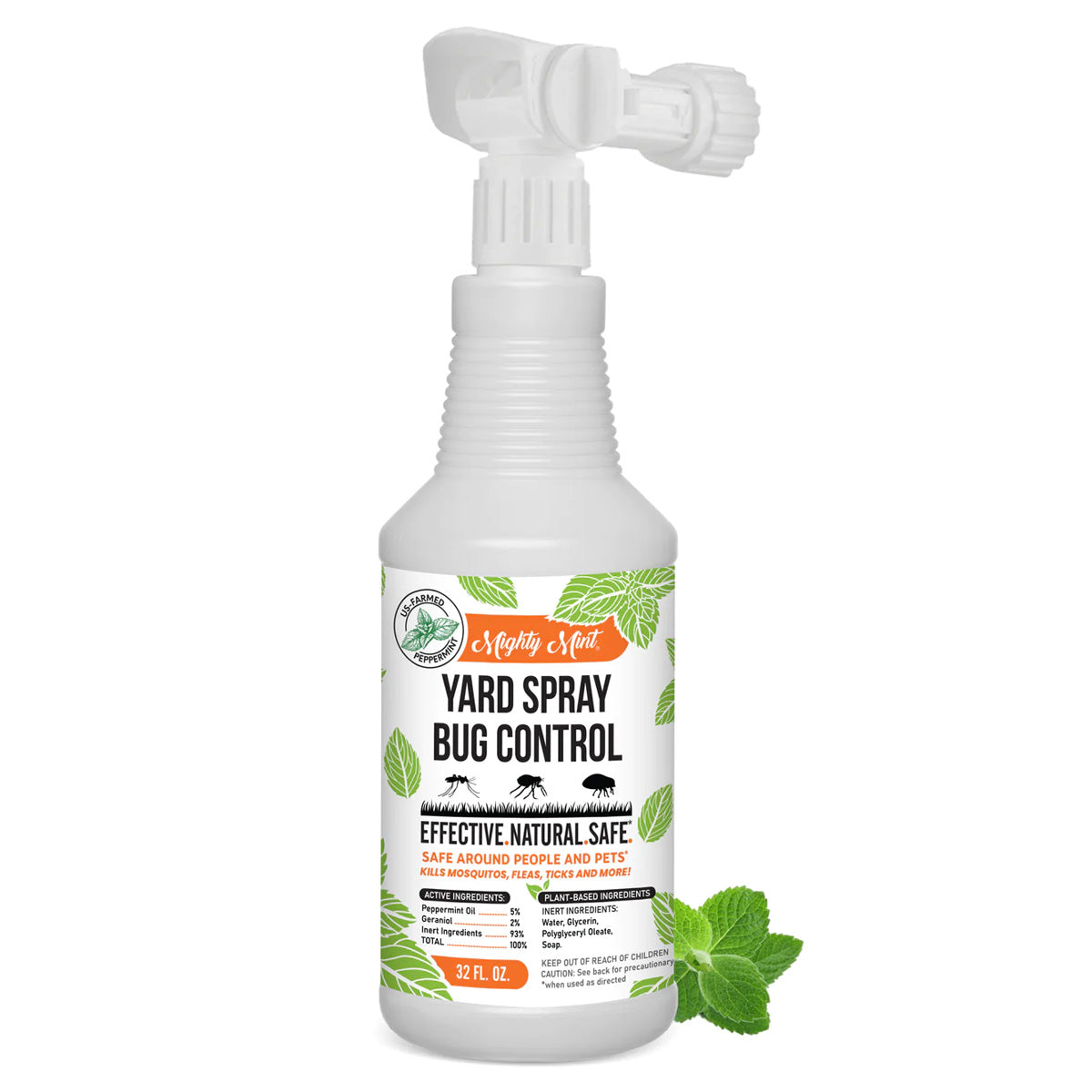 Mighty Mint Yard Spray Bug Control - Peppermint Spray - 32oz