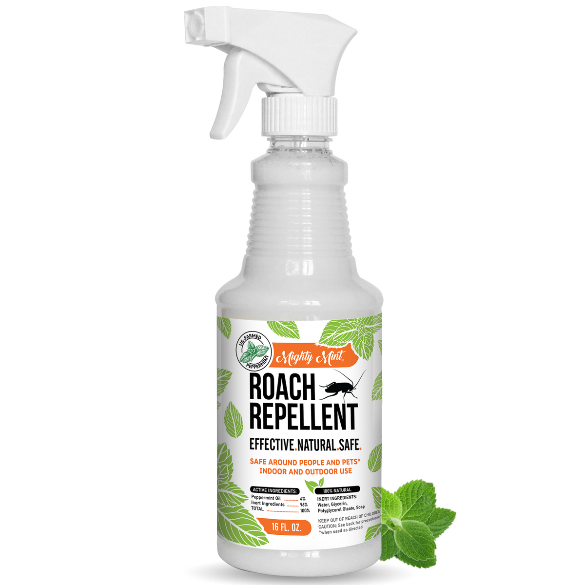 Mighty Mint Roach Repellent - Peppermint Spray - 16oz